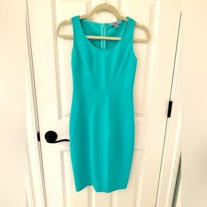ZAC Zac Posen authentic lagoon Tiffany color bodycon dress